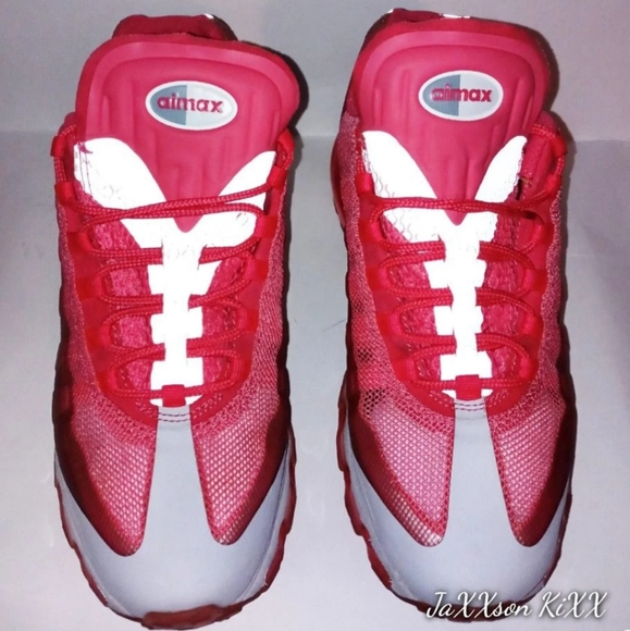 Nike AIR MAX 95 360 GS 'SPARK PINK STEALTH'. Size 7y - Picture 3 of 10